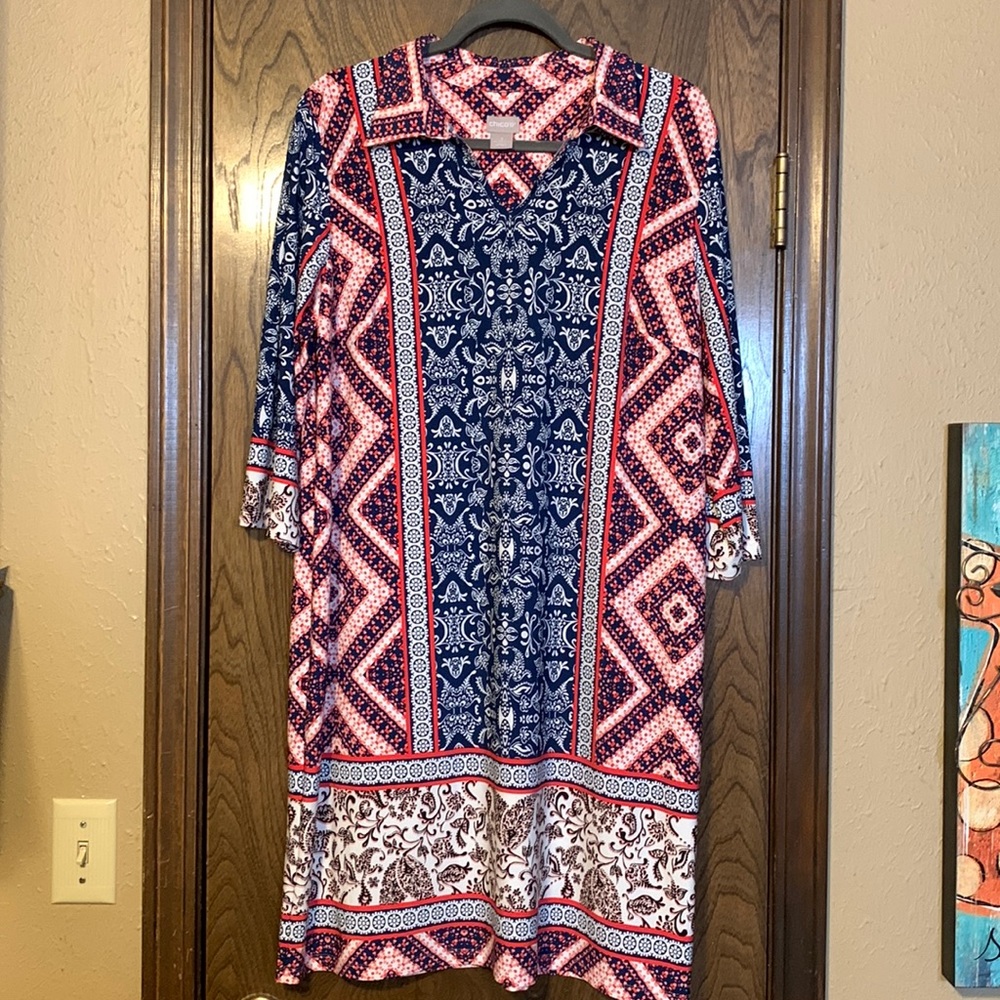 Chico’s 2 3/4 Dress with a comfortable stretch